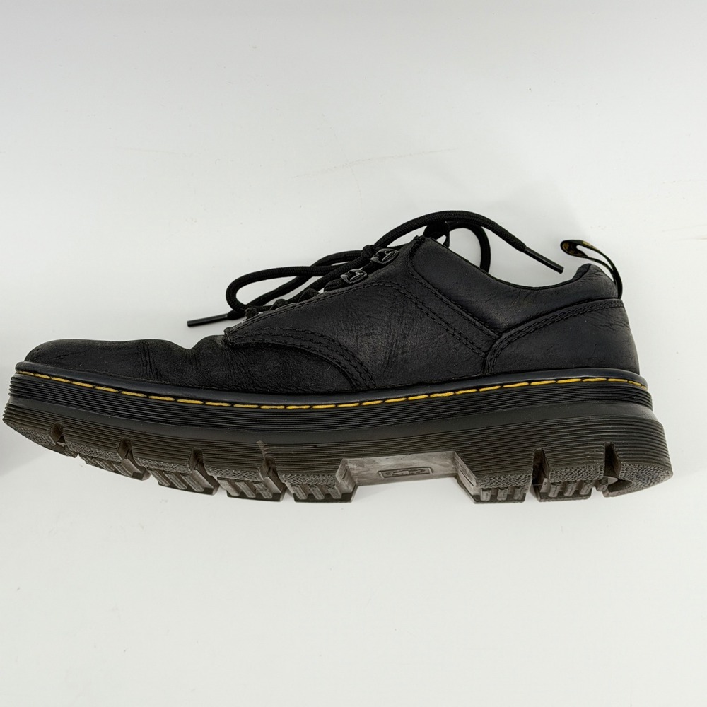 Dr. Martens Reeder Black Wyoming Leather Utility Shoes Mens 8 UK 7 EU 41 LA004 - Picture 10 of 11